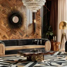 Meble art deco – Styl, który zachwyca: jak urządzić swoje wnętrze elegancko