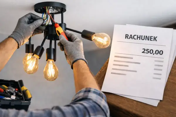 Ile kosztuje montaż lampy 2026? Sprawdź cennik i czynniki